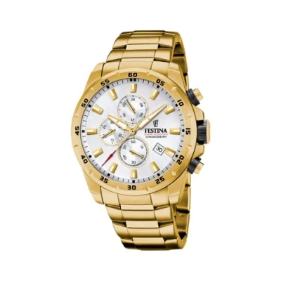 Image of Festina Men&#039;s Analogous Quartz Watch with Stainless Steel Strap F20541/1