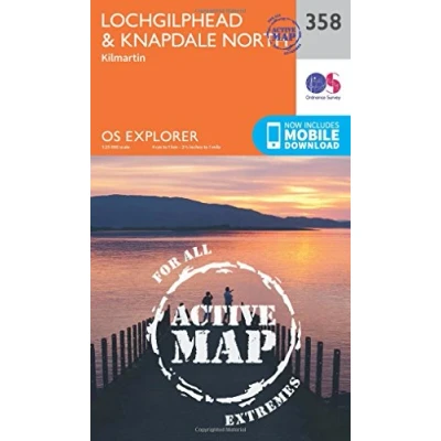 Image of Explorer Active 358 Lochgilphead &amp; Knapdale North Map With Digital Version