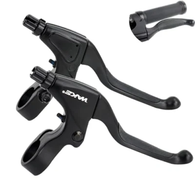 Image of CYSKY Bicycle Brake Levers 1 Pair Aluminum Alloy Mountain Bike Handles 4 Finger 2.2cm Diameter for Most Bicycle, Road Bike, MTB, BMX, Cycling