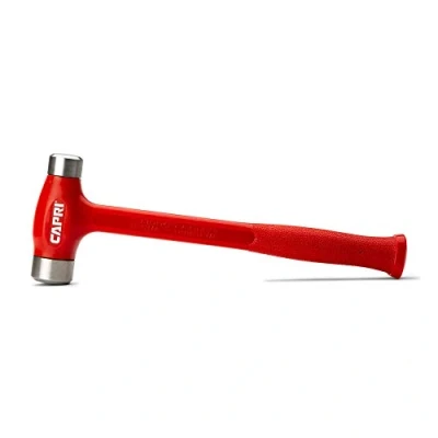 Image of Capri Tools 26 oz. Dual Steel Faced Dead Blow Hammer,Red