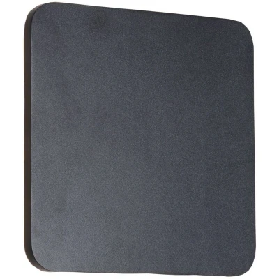 Image of Lucande LED wall light Elrik, black, 22 cm high, metal