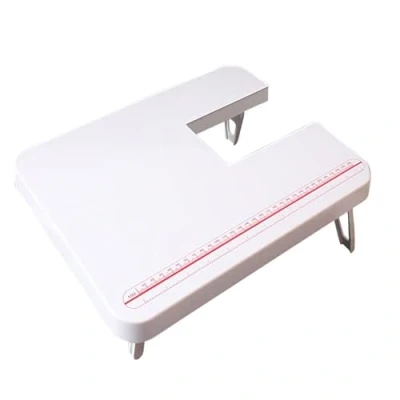 Image of Extendable Table for Singer 8280/1507 Sewing Machine Adjustable Extension Plate Plastic Wide Expansion Board with Folding Legs