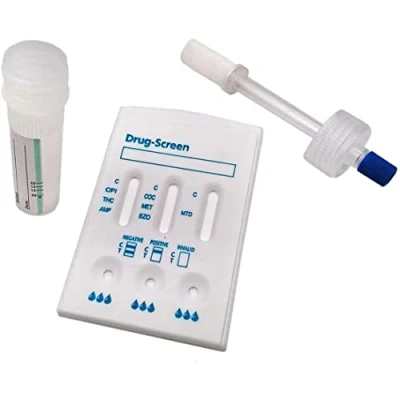 Image of 10 x Saliva Drug Test Testing Kit 7 Drugs Tested Cannabis, Cocaine, Amphetamine, Methamphetamine, Benzodiazepine, Methadone &amp; Opiates