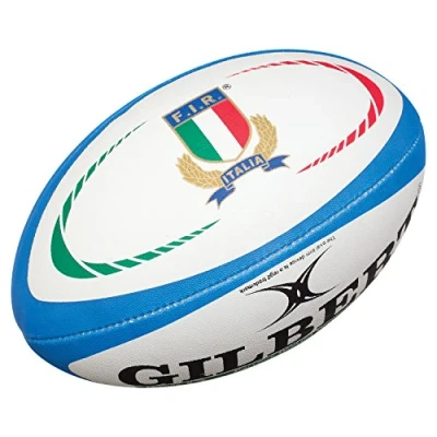Image of Gilbert Unisex Adult Italy Replica Ball Multi Colour, Size 5