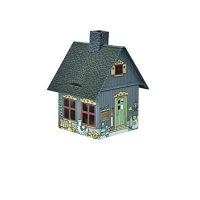 Image of Crottendorfer Metal Smoker House with Incense Holder for Cones Size M Dimensions: 7.2 x 7.8 9.8 cm Motif: Toy Maker Made in Germany