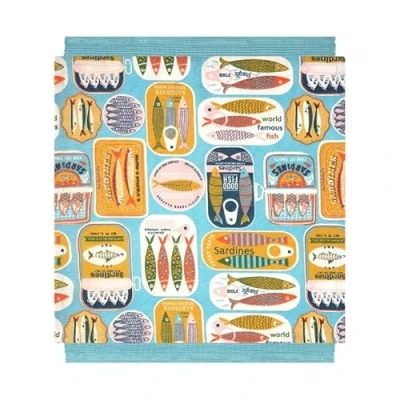 Image of Dexam Sardines Napkin &amp; Placemat Blue