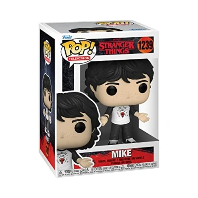 Image of Funko POP! TV: Stranger Things Mike Wheeler Collectable Vinyl Figure Gift Idea Official Merchandise Toys for Kids &amp; Adults TV Fans Model Collectors and Display