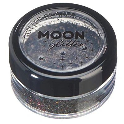 Image of Holographic Glitter Shakers by Moon Black Cosmetic Festival Makeup for Face, Body, Nails, Hair, Lips 5g