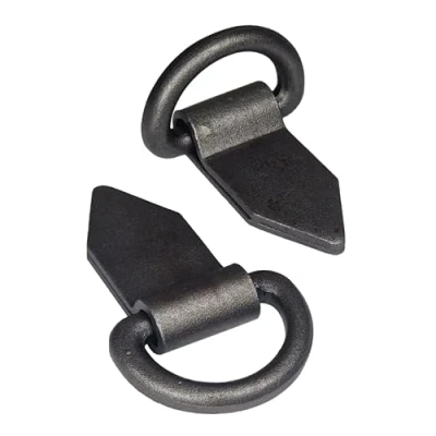 Image of Lashing D Ring Weld On Foldable 50mm Loop Heavy Duty Load Strapping Tie Down Point (6)