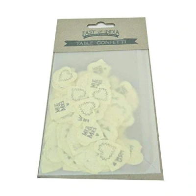 Image of East of India Table Confetti &#039;Mr &amp; Mrs&#039;
