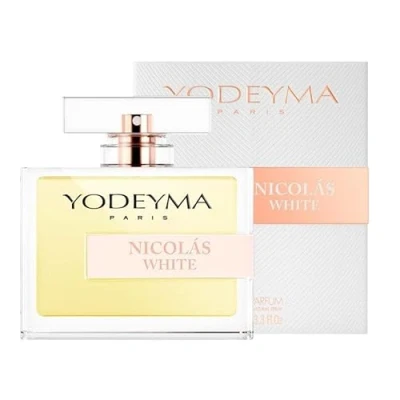 Image of Yodeyma Nicolas White Eau de Parfum, 100 Milliliters, Fresh Scent, Travel Size
