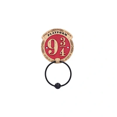 Image of Nemesis Now Officially Licensed Harry Potter Platform 9 3/4 Door Knocker 21.5cm, Red