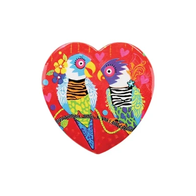 Image of Maxwell &amp; Williams Love Hearts Tiger 10cm Ceramic Coaster