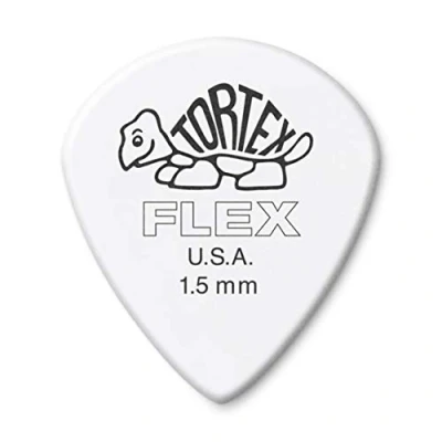 Image of Jim Dunlop 468R1.50 Guitar Picks, 1.5 mm, White