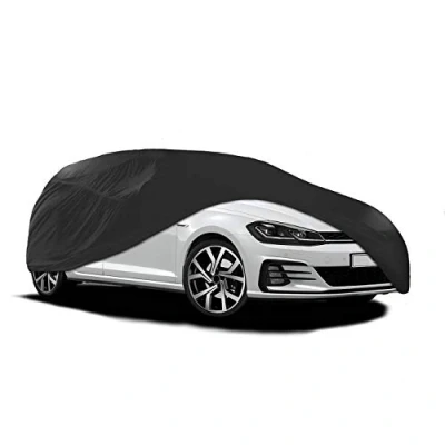 Image of Xtremeauto™ Universal Breathable Indoor Garage Showroom Super Soft Dust Proof Car Cover (Black, Medium : 446x139x115cm)