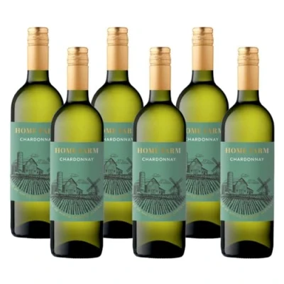 Image of Case of 6 The Home Farm Chardonnay White Wine 75cl 12.5% abv