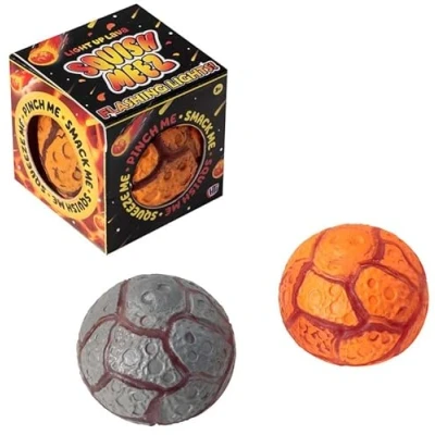 Image of HTI Toys Light Up Lava Squish Meez Balls Squeeze 1 Assorted Pack Size 6.0 x cm