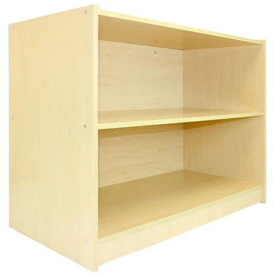 Image of MonsterShop A1200 Shop Counter Retail Showcase Display Cabinet, Maple, 120cm x 90cm 60cm