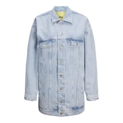 Image of JJXX Women&#039;s JXALISON Oversized Long Jacket CR503 NOO, Light Blue Denim, M