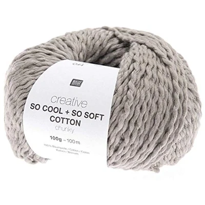 Image of Rico Creative So Cool + Soft Cotton Chunky 011 Grey