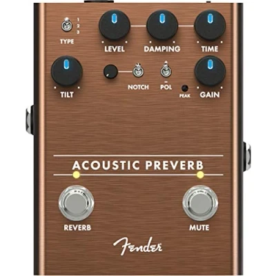 Image of Fender &#039;Acoustic Preamp/Reverb&#039; Guitar Effects Pedal