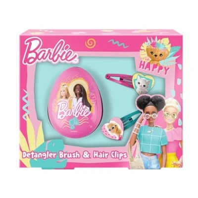 Image of Barbie Detangler Brush &amp; Hair Clips Children&#039;s Slides Gift