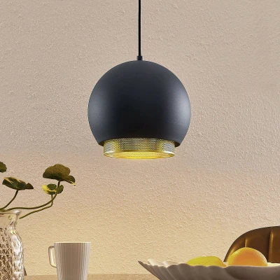 Image of Lucande Sivanel hanging light, one bulb, 25 cm