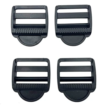 Image of SORTUMOLA 20pcs Plastic Ladder Lock,Black Triglide Adjustable Buckle for Backpack Webbing Strap Belt Slider (20mm) ET472