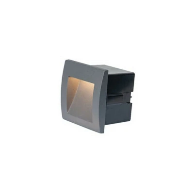 Image of Larissa Banya Outdoor Sconce Wall Lamp Led 1W 3000K Aluminum Dark Grey IP65