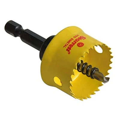 Image of Starrett HSS Bi Metal Hole Saw CSC35 Cordless Smooth Cutting For Wood Plastics Steel Various Materials 35mm