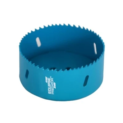 Image of ECLIPSE Professional Tools EBVP 108 108mm Predator HSS Bimetal Holesaw, Exceptional Cutting Performance on Steel, Cast Iron, Brass, Bronze, Aluminium, Plastic and Woods, Arbor Not Supplied