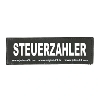 Image of Interchangeable Patches, 1 pair, STEUERZAHLER, Size: Small, Black