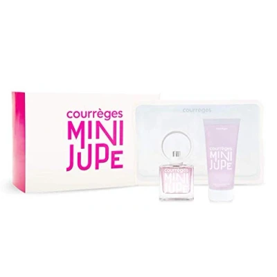 Image of Courrèges Mini Jupe 2 Piece Gift Set: Eau De Parfum 50ml Body Cream 150ml