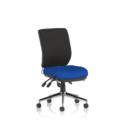 Image of Chiro Medium Back Bespoke Colour Seat Stevia Blue No Arms