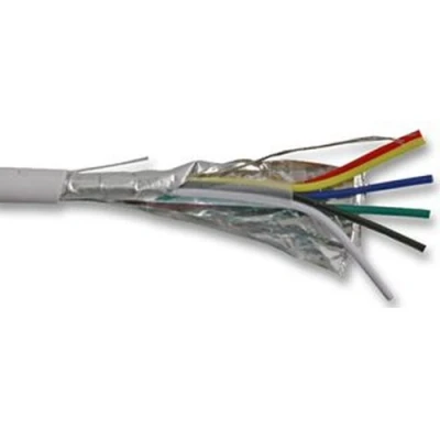 Image of kenable Alarm Security SCREENED CCA Cable 6 Core White 100m [100 metres]