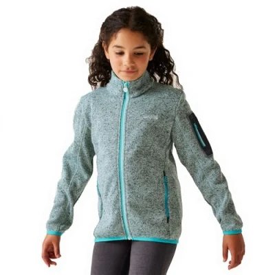 Image of Regatta Kids Knit Newhill Fleece Icy Morn Turquoise, Size: 5 6 Years