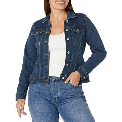 Image of EVANS Women&#039;s Plus Size Denim Jacket, Mdws, 22
