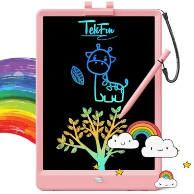 Image of TEKFUN Kids Toys 8.5 Inch LCD Writing Tablet,3 4 5 6 7 Years Old Boys and Girls Toys,Gifts for Girls,Back to School Season Gifts,Birthday Gifts,Outdoor Toys,Educational Toys,Kids Toys(Pink)