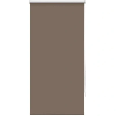 Image of vidaXL Roller Blind Blackout 60 x 120 cm Coffee