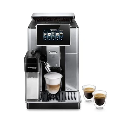 Image of De&#039;Longhi Primadonna Soul, Fully Automatic Bean to Cup, Espresso an Cappuccino Coffee Maker, ECAM610.75.mb, 2.2 liters, Black and Silver