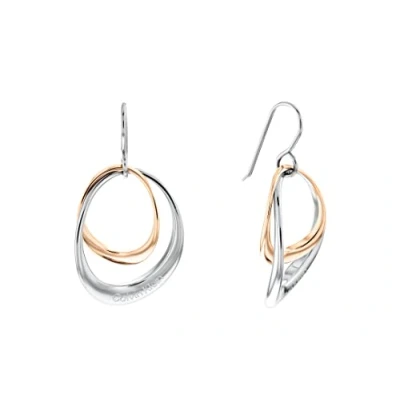 Image of Calvin Klein Women&#039;s WARPED RINGS Collection Dangle &amp; Drop Earrings 35000003