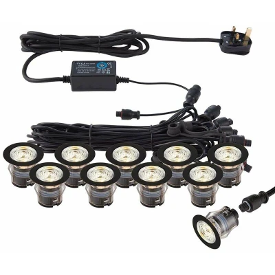 Image of IkonPRO CCT LED Outdoor Recessed Guide Clear 3000/4000K IP67