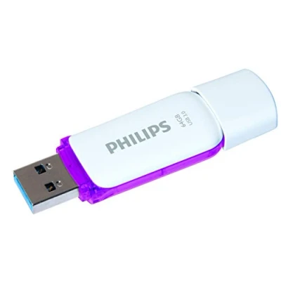 Image of Philips Snow USB Flash Drive 64 GB, 3.0 Purple
