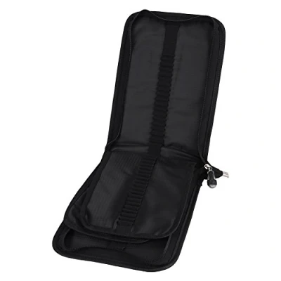 Image of Hztyyier Pencil Case Canvas 72/120 Slots Large Capacity Water Color Pen Pouch Storage Bag(120 Slots)