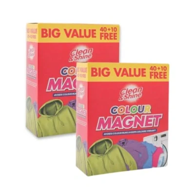 Image of Colour Catcher Sheets Laundry Prevent Run and Protect Brightness 8Pcs Wax Melts (2, 50 Pack)