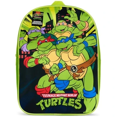 Image of Get Trend Teenage Mutant Ninja Turtles Backpack Kids Toddlers 2 10 Yrs Rucksack Daypack Nursery Bag Preschool Primary Lunch Sports Travel Bookbag (Green TMNT)