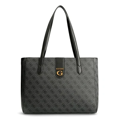 Image of Guess Rossana Errin Society Tote Coal logo multi, One size