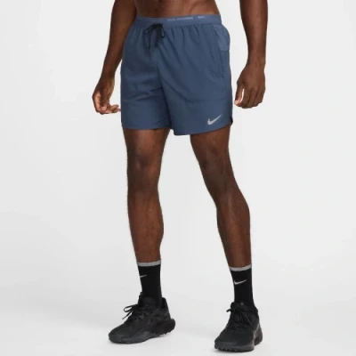 Image of Nike Performance M NK DF Stride 7IN BF Sports shorts, Men&#039;s, Size: Small, Thunder blue/black/reflective silver