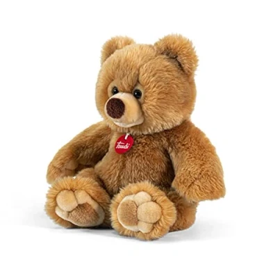 Image of Trudi Bear Ettore Plush Toy Medium Teddy Stuffed Animal, For Children and Adults, Fire Retardant Polyester, Washable, Made in Italy Tradition