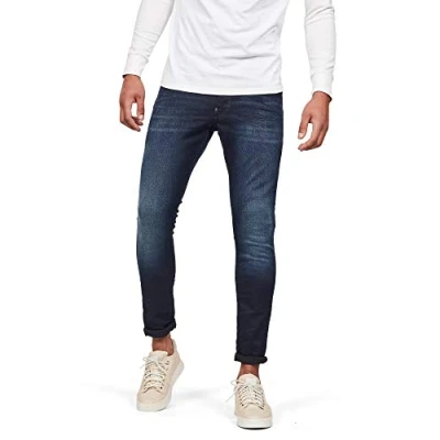 Image of G STAR Men&#039;s Revend Skinny, Blue (dk Aged 51010 6590 89), 38W / 32L